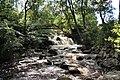 Wasserfall an der Hallamölla Mühle