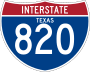 Interstate 820 marker