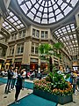 In the rotunda of the Mädler Arcade Gallery