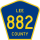 County Road 882 marker