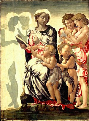 Die Madonna Manchester (Michelangelo Buonarroti)