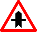 2b) — Crossroads with a road that does not have priority