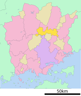 美咲町位置図