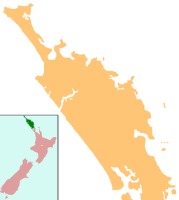 Location of Lake Waikaramu