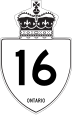 Highway 16 marker