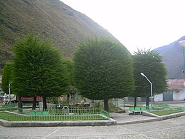 Plaza in Pelechuco