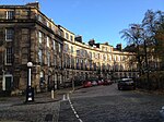 1–8 Randolph Crescent, with 2 and 3–9 Randolph Lane