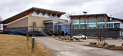 The administration building of the county government