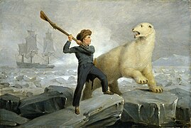 Nelson and the Bear by Richard Westall, 1809