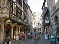 Dijon merkezinde Rue Stéphen-Liégeard.