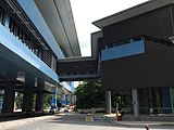 Entrance A to the station above Jalan Damansara