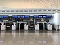 Baggage Drop kiosks at self check-in counters