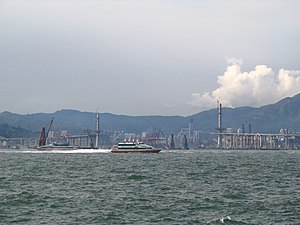 昂船洲大橋（2007年9月）