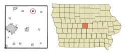 Location of McCallsburg, Iowa