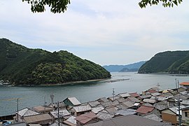 須賀利町中心部