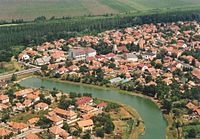 Aerial view of Tószeg