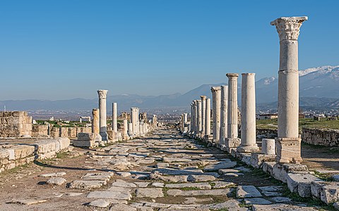 Colonnaded street in Laodicea on the Lycus, by A.Savin