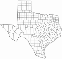 Location of Seagraves, Texas