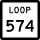 State Highway Loop 574 marker