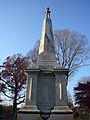 General Tom Thumb's gravestone in Mountain Grove Cemetery, Bridgeport, CT, USA.