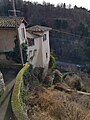 The Coagne tower overlooking the Vallée des Usines, taken in 2018.