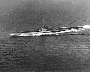 Blower (SS-325), underway, c. 1944–50.