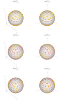 Магнитные гармоники '"`UNIQ--postMath-0000001C-QINU`"'. '"`UNIQ--postMath-0000001D-QINU`"' изображена дважды