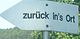 Zurück in's Ort