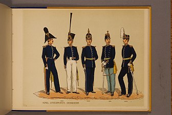 Officersuniformer 1816-1872.