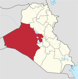 Governatorato di al-Anbar – Localizzazione