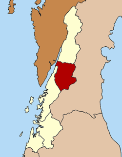 District location in Ranong province