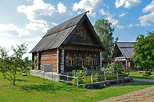 Ізба селянина-середняка з села Ількіно, Владимирська область (Суздаль). Музей дерев'яного зодчества і селянського побуту. Суздаль