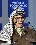 Yasser Arafat en 2001