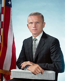 Portrait de Frank Borman en 1964.