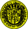 Bona Sforza's seal, bearing similarities to the other Sforza symbols