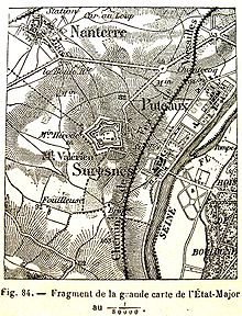 Carte en sépia représentant des axes routiers et ferroviaires.