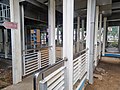 The extended platform bay of Senen Sentral station, prior to revitalization