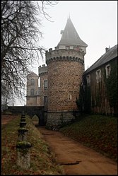 The château in Busset