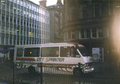 A picture of a Glasgow bus in the year 2002.