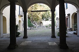 Museum courtyard.[notes 68]