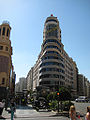 L'edificio sulla plaza del Callao