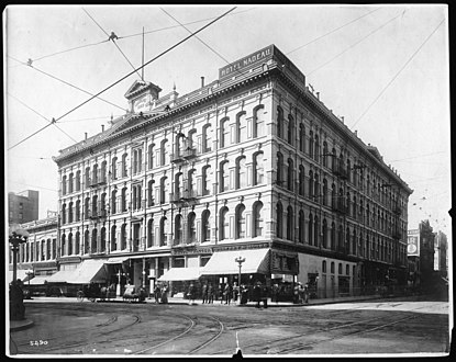 Nadeau Block housing the Nadeau Hotel (1882–1932)