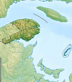 Voir sur la carte topographique de Gaspésie–Îles-de-la-Madeleine