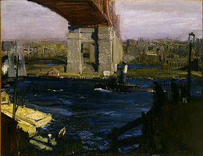 The Bridge, Blackwell's Island by George Bellows, 1909