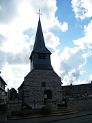 Le clocher de l'église...