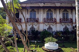 La Maison Braganza à Chandor, un manoir de la noblesse goanaise bâti au XVIIe siècle.