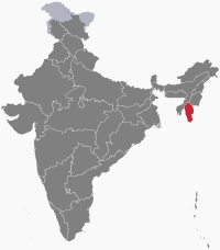 インド国内の位置