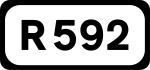 R592 road shield}}