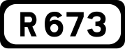 R673 road shield}}