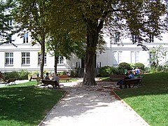 Vue du jardin Carré-de-Baudouin.